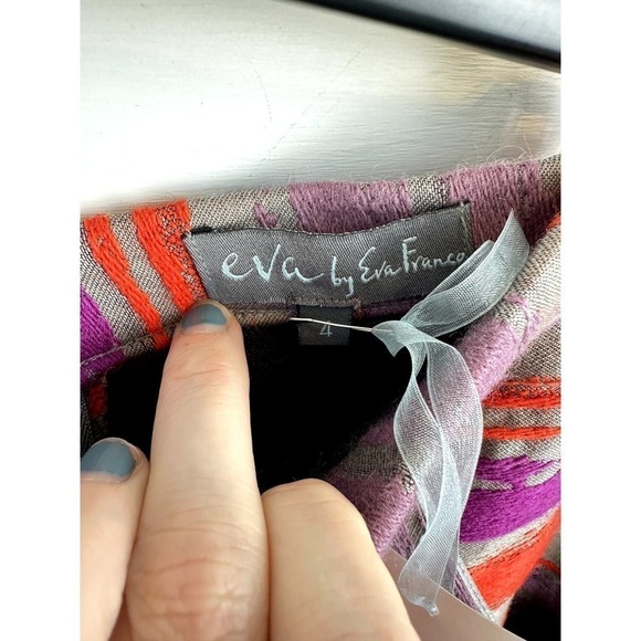 NEW Eva Franco Unique Sample Midi Skirt w/Pockets! Size 4 - Picture 4 of 8